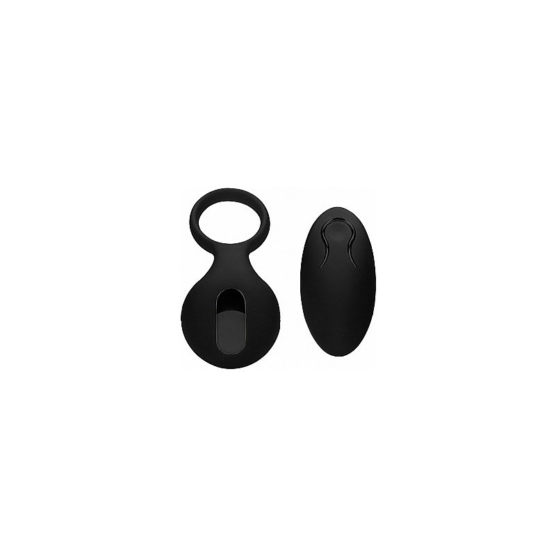 SONO NO.75 ANILLO VIBRADOR CON CONTROL REMOTO - NEGRO