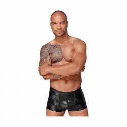 BOXERS EFECTO MOJADO PVC - NEGRO