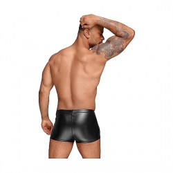 BOXERS EFECTO MOJADO PVC - NEGRO