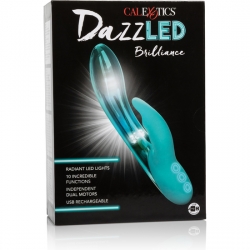 DAZZLED BRILLIANCE VIBRADOR RAMPANTE - TURQUESA