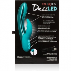 DAZZLED BRILLIANCE VIBRADOR RAMPANTE - TURQUESA