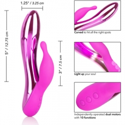 DAZZLED RADIANCE VIBRADOR RAMPANTE - ROSA