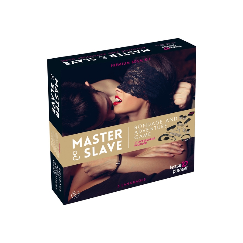 MASTER SLAVE KIT BDSM PARA PAREJAS BEIGE