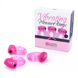 LOVERSPREMIUM - ANILLOS DE PLACER 3 UDS ROSA