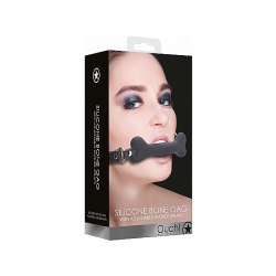 OUCH! MORDAZA CON HUESO - NEGRO