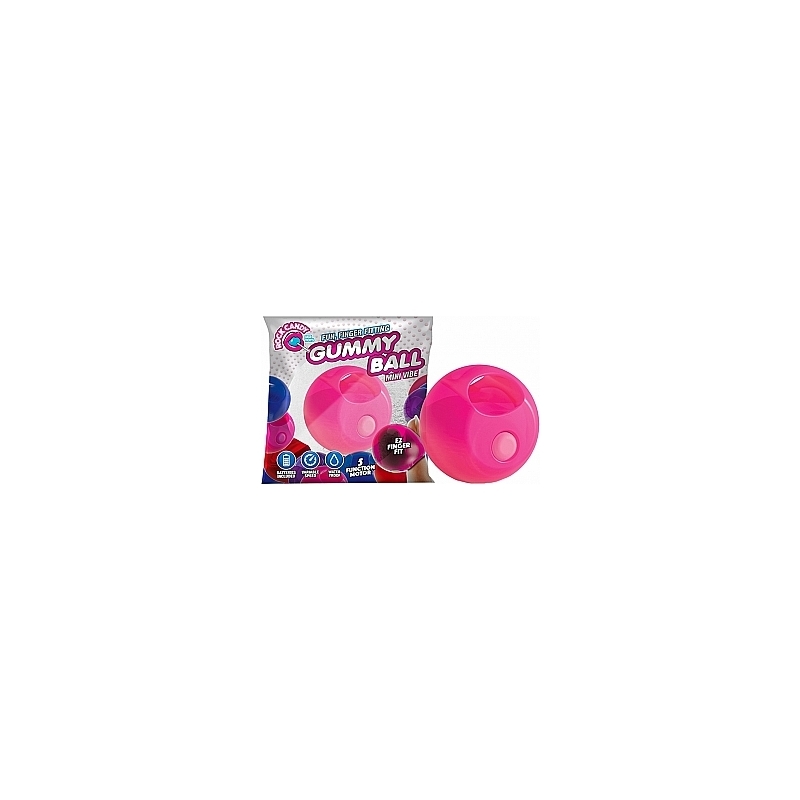 GUMMY BALLS BOLA VIBRADORA - ROSA