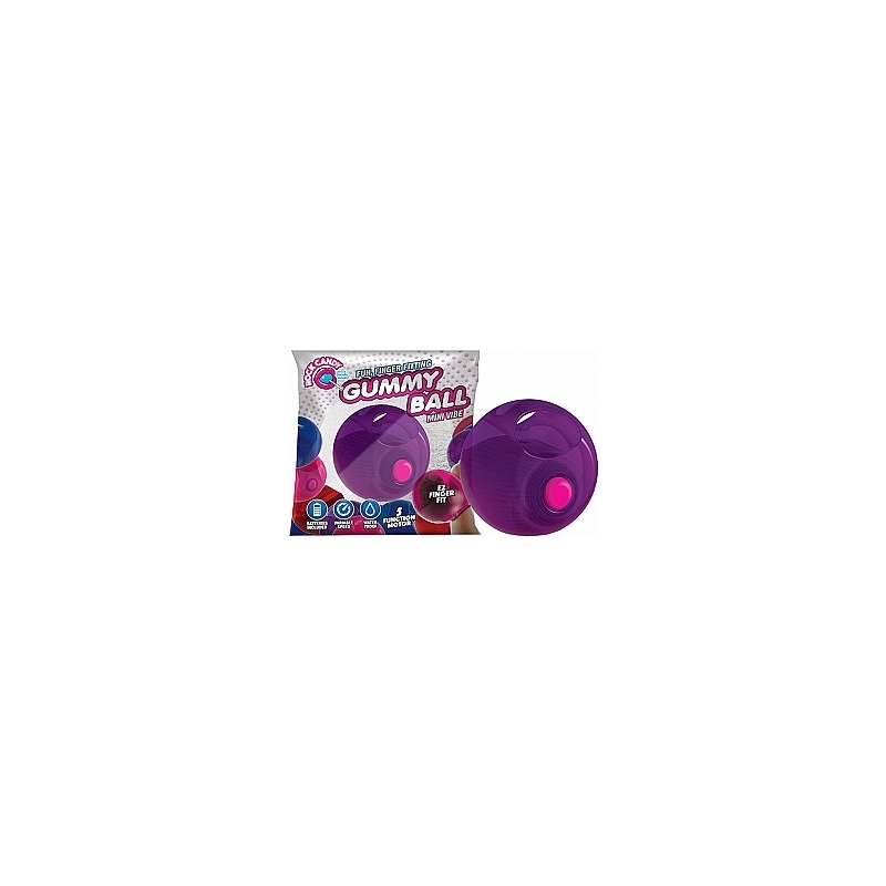 GUMMY BALLS BOLA VIBRADORA - MORADO