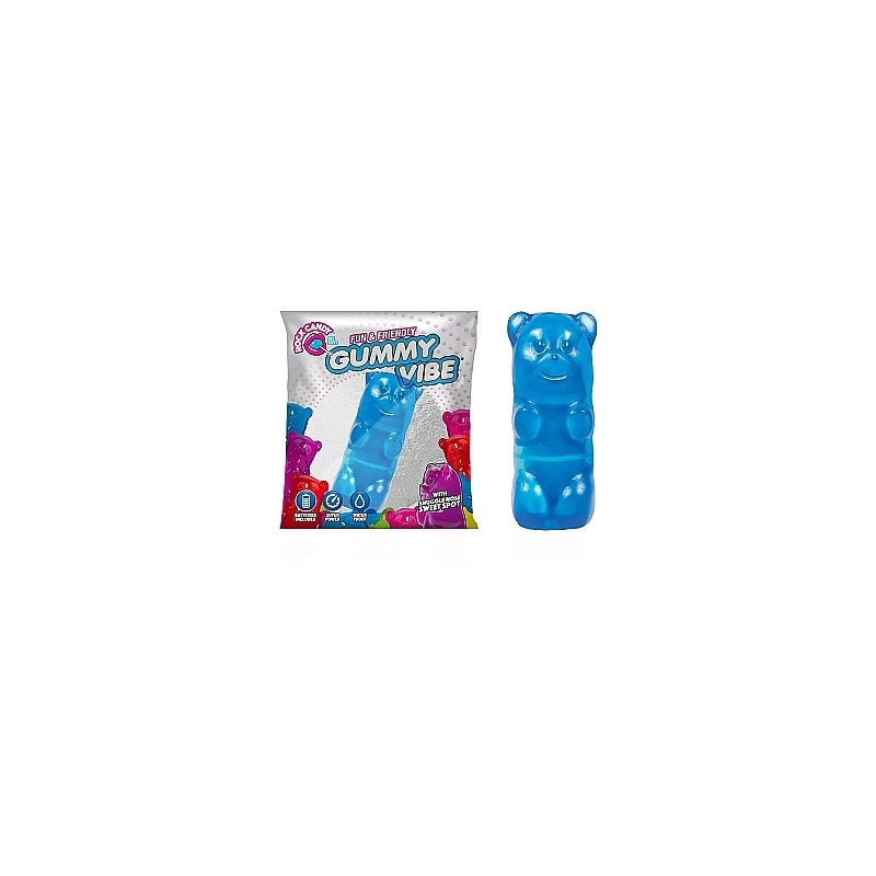 GUMMY VIBES OSITO VIBRADOR - AZUL