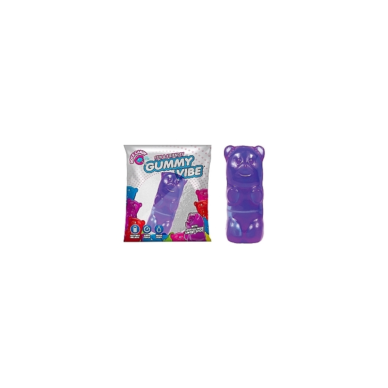 GUMMY VIBES OSITO VIBRADOR - MORADO