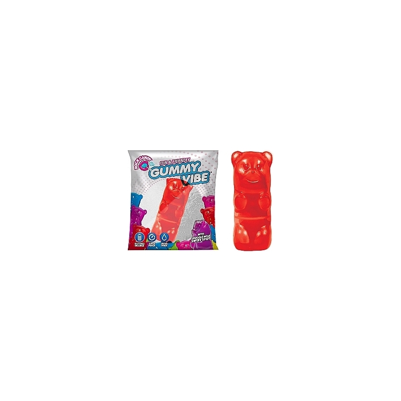 GUMMY VIBES OSITO VIBRADOR - ROJO