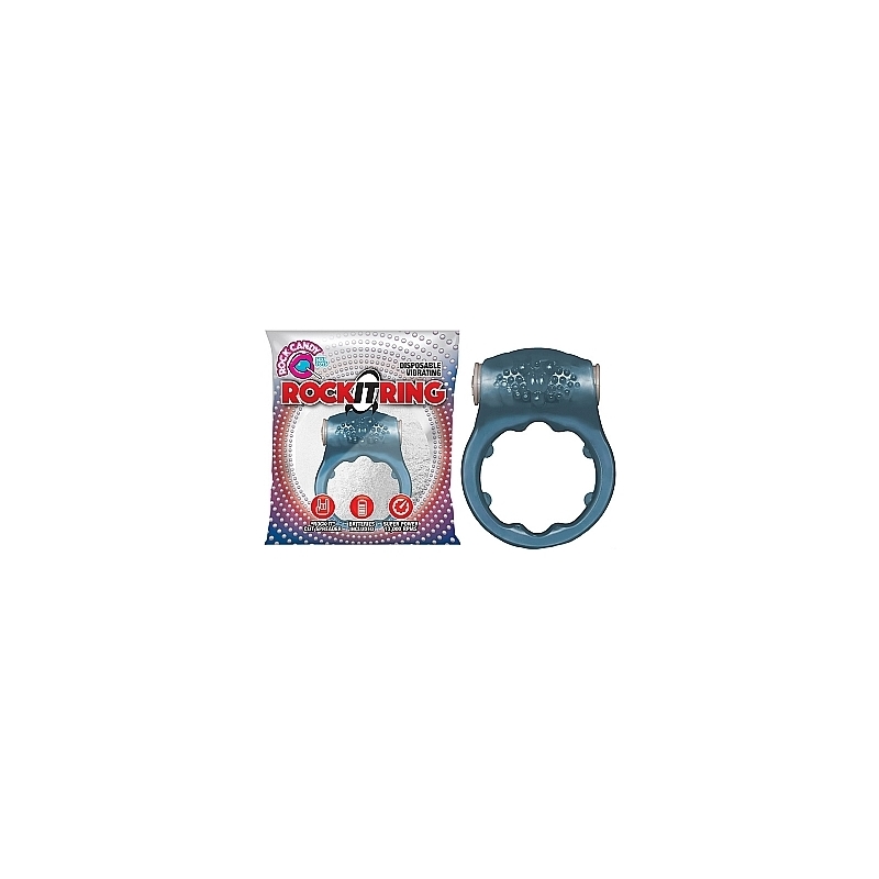 ROCK IT ANILLO VIBRADOR DESECHABLE - GRIS