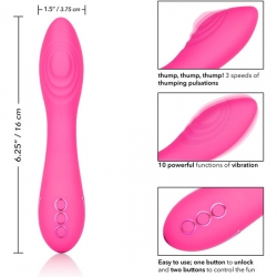 SURF CITY CENTERFOLD VIBRADOR SILICONA - ROSA