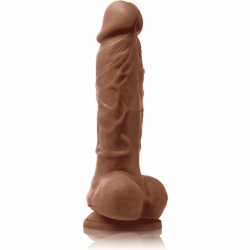 COLOURS PLEASURES PENE REALÍSTICO 18CM - CARAMELO