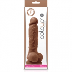 COLOURS PLEASURES PENE REALÍSTICO 18CM - CARAMELO