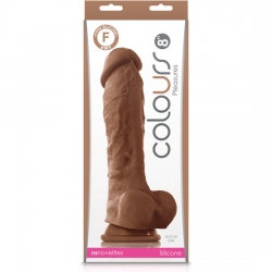 COLOURS PLEASURES PENE REALÍSTICO 23CM - CARAMELO