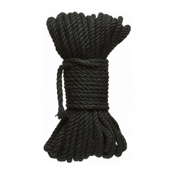 KINK CUERDA DE BONDAGE HEMP 914X0,6CM - NEGRO