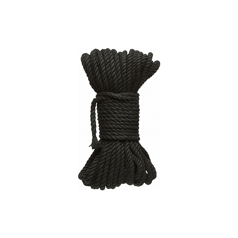 KINK CUERDA DE BONDAGE HEMP 914X0,6CM - NEGRO