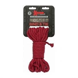 KINK CUERDA DE BONDAGE HEMP 1524X0,6CM - ROJO