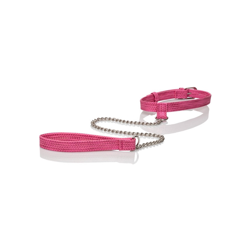 TICKLE ME COLLAR ROSA CON CADENA