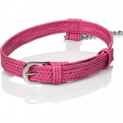 TICKLE ME COLLAR ROSA CON CADENA