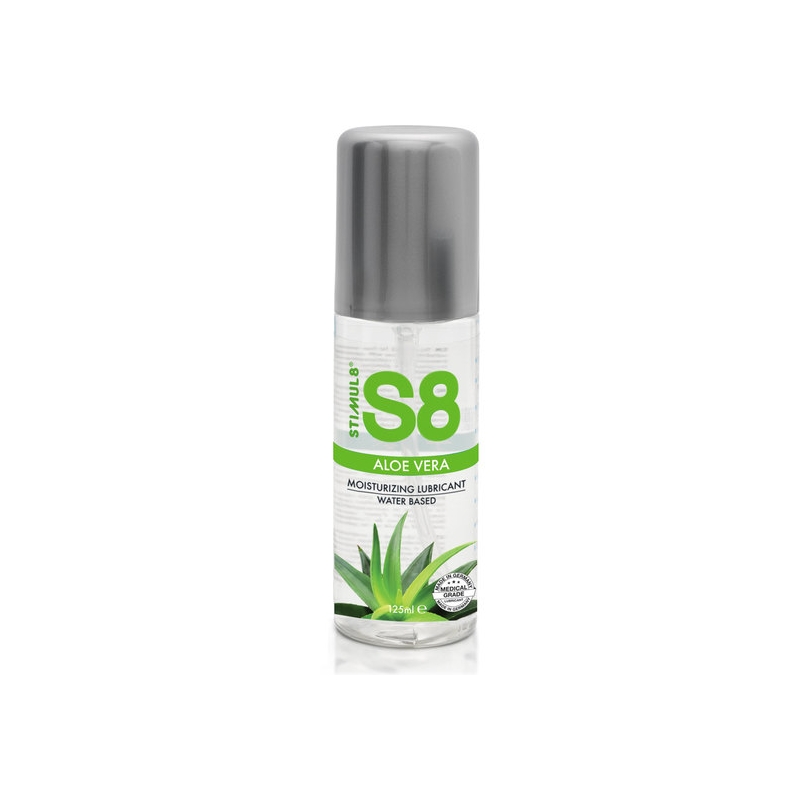 S8 LUBRICANTE BASE AGUA ALOE VERA 125ML