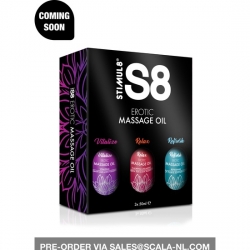 S8 SET DE ACEITES DE MASAJE 3UDS X 50ML