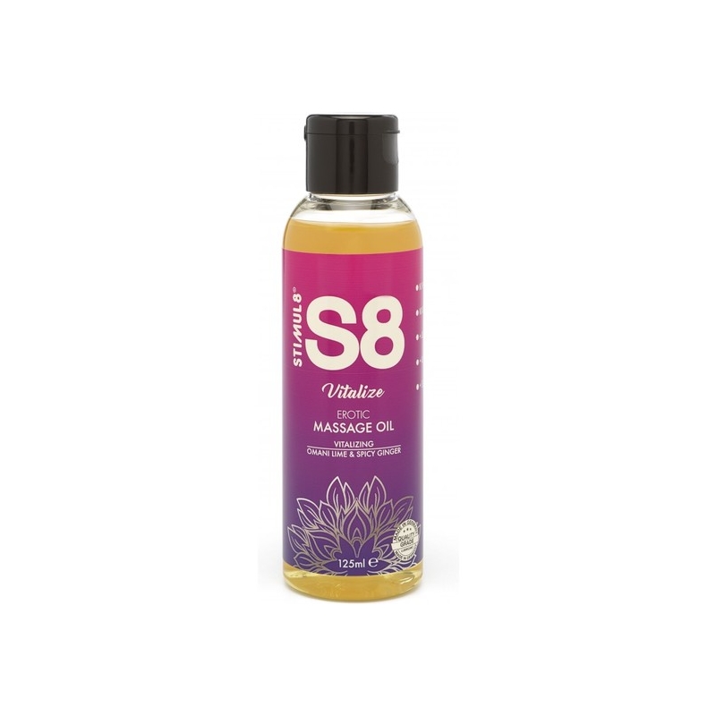 S8 ACEITE DE MASAJE VITALICE: LIMA OMANI Y JENGIBRE PICANTE - 125ML