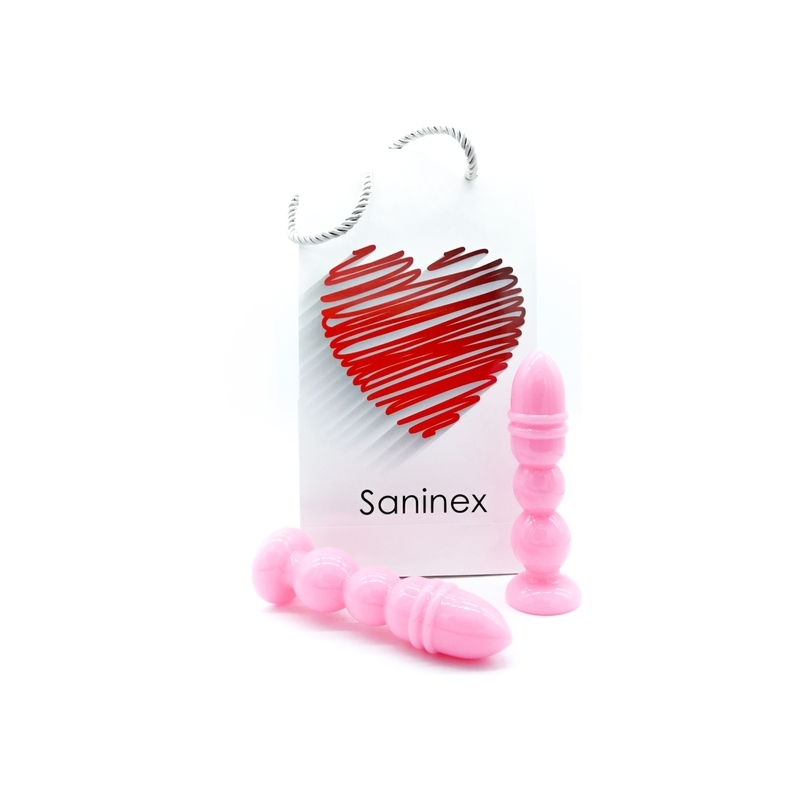 SANINEX DELIGHT - PLUG & DILDO ROSA