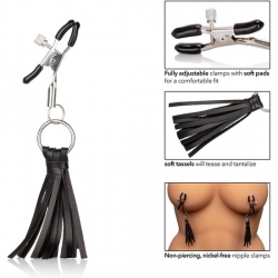 PLAYFUL TASSELS PINZAS PEZONES - NEGRO