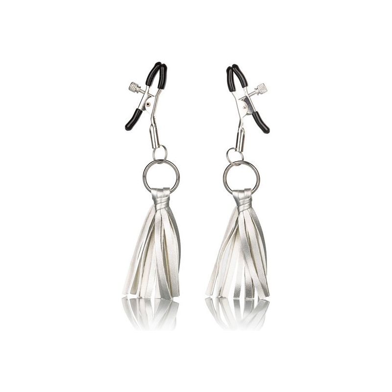 PLAYFUL TASSELS PINZAS PEZONES - PLATA