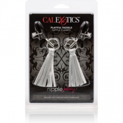 PLAYFUL TASSELS PINZAS PEZONES - PLATA