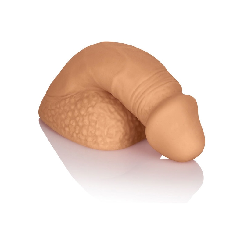 PACKING PENIS - PENE DE SILICONA 10CM - CARAMELO