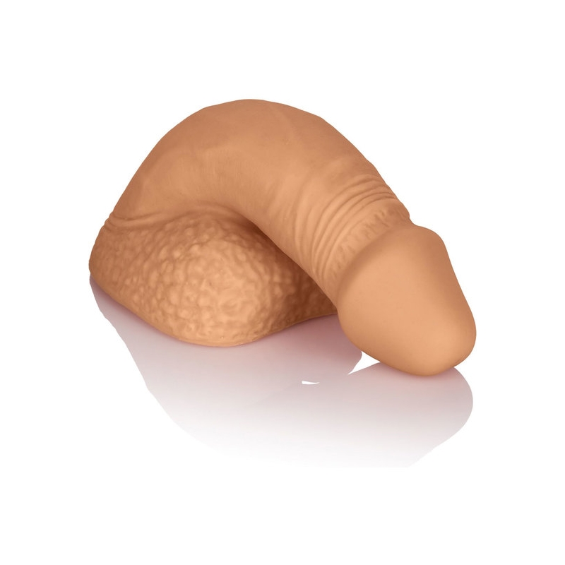 PACKING PENIS - PENE DE SILICONA 12,75CM - CARAMELO