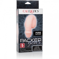 PACKING PENIS - PENE DE SILICONA 12,75CM - CARAMELO