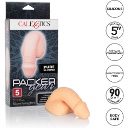 PACKING PENIS - PENE DE SILICONA 12,75CM - CARAMELO