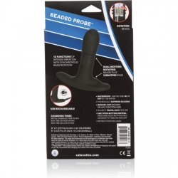 ECLIPSE BEADED PROBE VIBRADOR PUNTO P - NEGRO