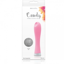 LUXE CANDY VIBRADOR DE SILICONA - ROSA