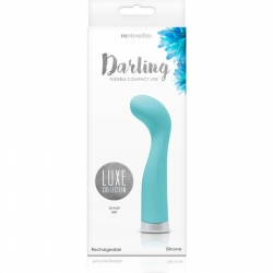 LUXE DARLING VIBRADOR DE SILICONA - TURQUESA