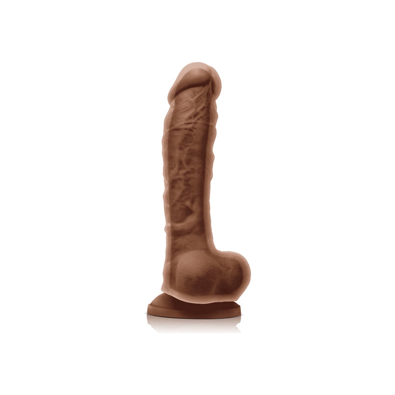 COLOURS DUAL DENSITY PENE SILICONA 24CM - CARAMELO