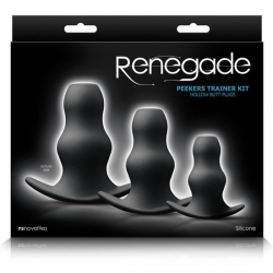 RENEGADE PEEKER KIT DILATADORES ANALES - NEGRO