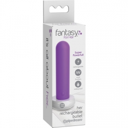 HER RECHARGEABLE BULLET BALA VIBRADORA - MORADO