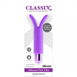 FUN VIBE VIBRADOR DE SILICONA - MORADO