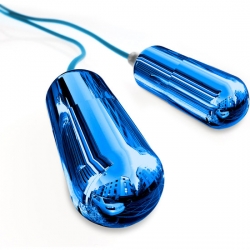 FUNDA PARA EL PENE DUAL CON VIBRACIÓN - AZUL