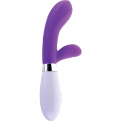 CONEJITO VIBRADOR PUNTO G DE SILICONA - MORADO