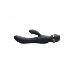 SHEGASM SUPREME 3 EN 1 VIBRADOR RAMPANTE CON SUCCIONADOR - NEGRO