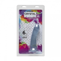 CRYSTAL JELLIES SLIM DONG 16CM - TRANSLÚCIDO