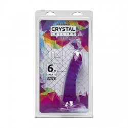 CRYSTAL JELLIES SLIM DONG 16CM - MORADO