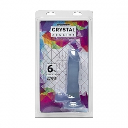 CRYSTAL JELLIES PENE CON TESTÍCULOS 26CM - TRANSLÚCIDO