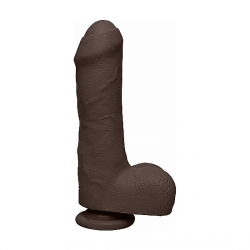 UNCUT D - PENE REALÍSTICO ULTRASKYN 17,5CM - CHOCOLATE