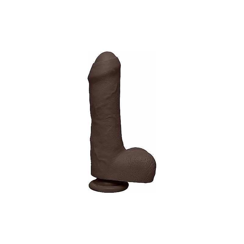 UNCUT D - PENE REALÍSTICO ULTRASKYN 17,5CM - CHOCOLATE